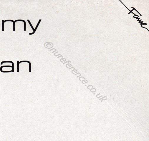 FA 3060 1983 Back Cover Detail.